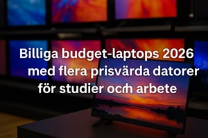 Bästa billiga TV-apparater i Sverige 2026 – topp 10 budget-TV