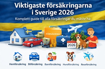 Viktigaste försäkringarna i Sverige 2026