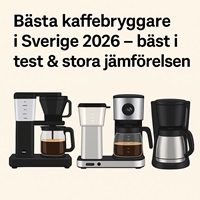 bästa kaffebryggare i Sverige 2026 test